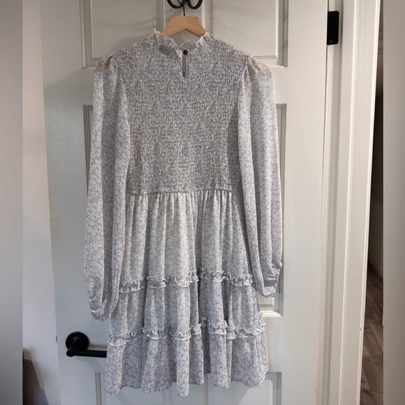 Petal & Pup White Ruffled Tiered Long Sleeve Sundress (Rachael Dress) - Picture 3 of 7